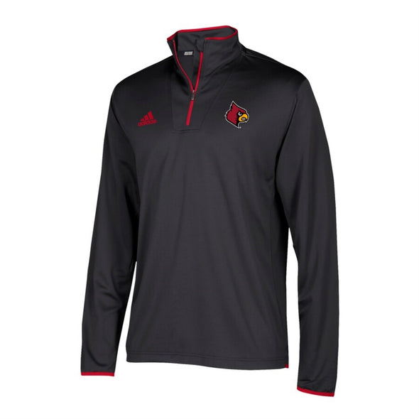 Adidas NCAA Men's Louisville Cardinals Climalite Quarter Zip Pullover