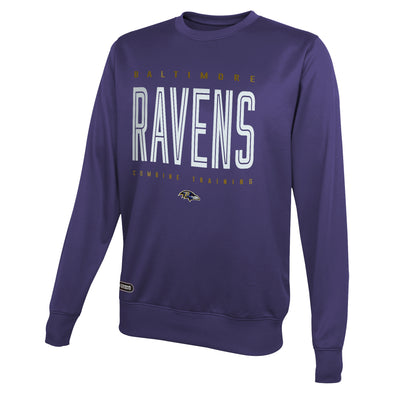 Outerstuff NFL Men's Baltimore Ravens Top Pick Performance Fleece Sweater