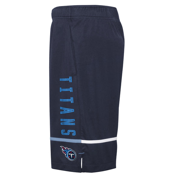 Outerstuff NFL Men's Tennessee Titans Rusher Performance Shorts