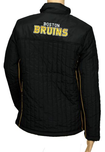 G-III Sports Boston Bruins NHL Womens Players Zip Up Jacket, Black