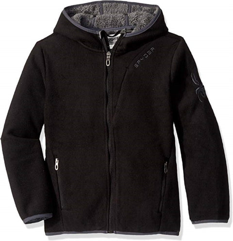 Spyder Youth Boys Big Sherpa Lined Polar Fleece Hooded Jacket, Color Options