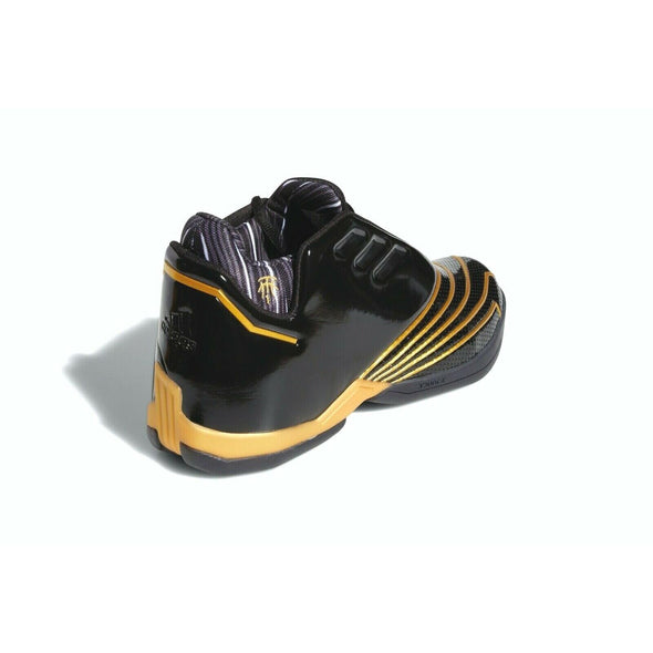 Adidas Unisex T-Mac 2.0 Restomod Mid Basketball Shoes, Core Black/Gold Metallic