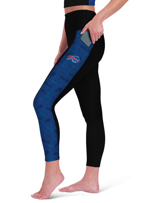 Certo By Northwest NFL Women's Buffalo Bills Assembly Leggings, Black