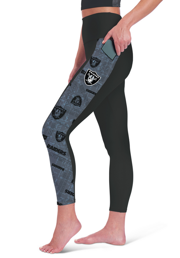 Certo By Northwest NFL Women's Las Vegas Raiders Assembly Leggings, Black