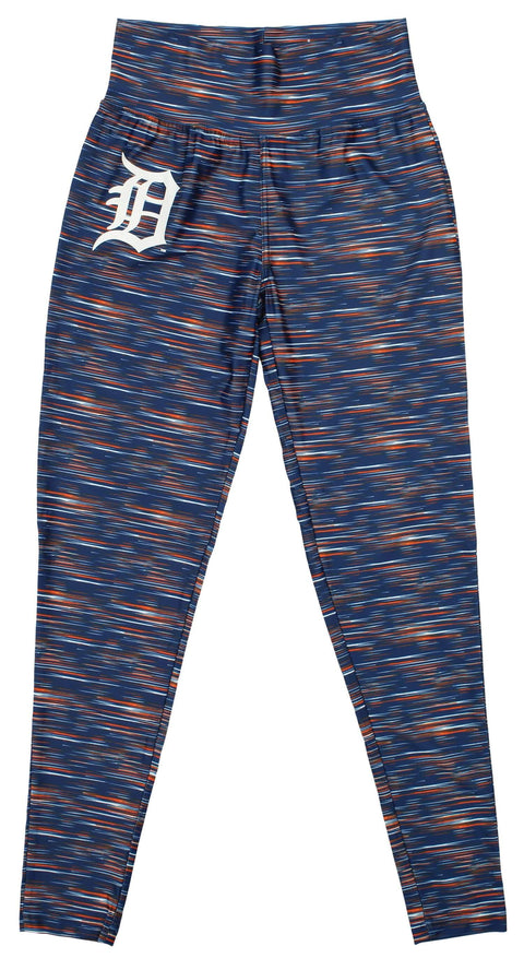 MLB Baseball Women's Detroit Tigers Space Dye Leggings