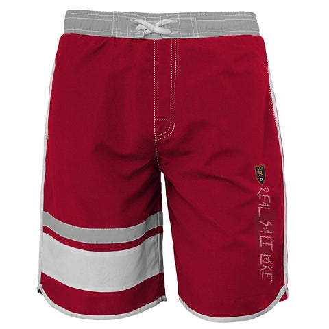 Outerstuff MLS Youth Real Salt Lake Color Block Swim Trunks