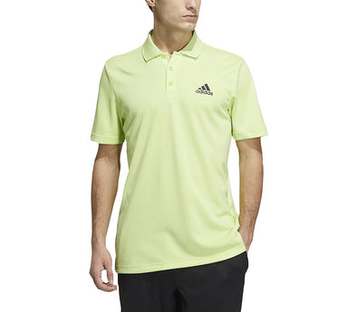 Adidas Men's Designed To Move 3-Stripes Polo Shirt, Pulse Lime