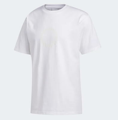 Adidas Men's Pinwheel Tee Shirt, White / Off-white