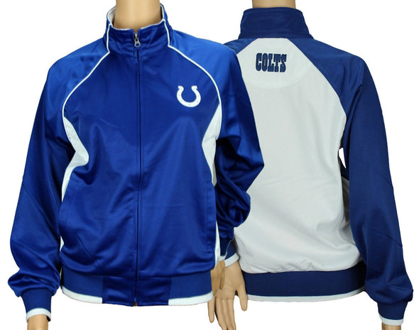 G-III Sports NFL Women's Indianapolis Colts Players Zip Up Soft Jacket, Blue