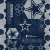 Northwest NFL Dallas Cowboys Hexagon Comforter & Sham Set, Full/Queen