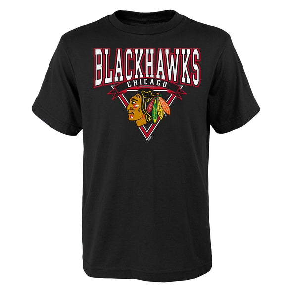 Outerstuff NHL Youth Boys Chicago Blackhawks Banner Season Tee