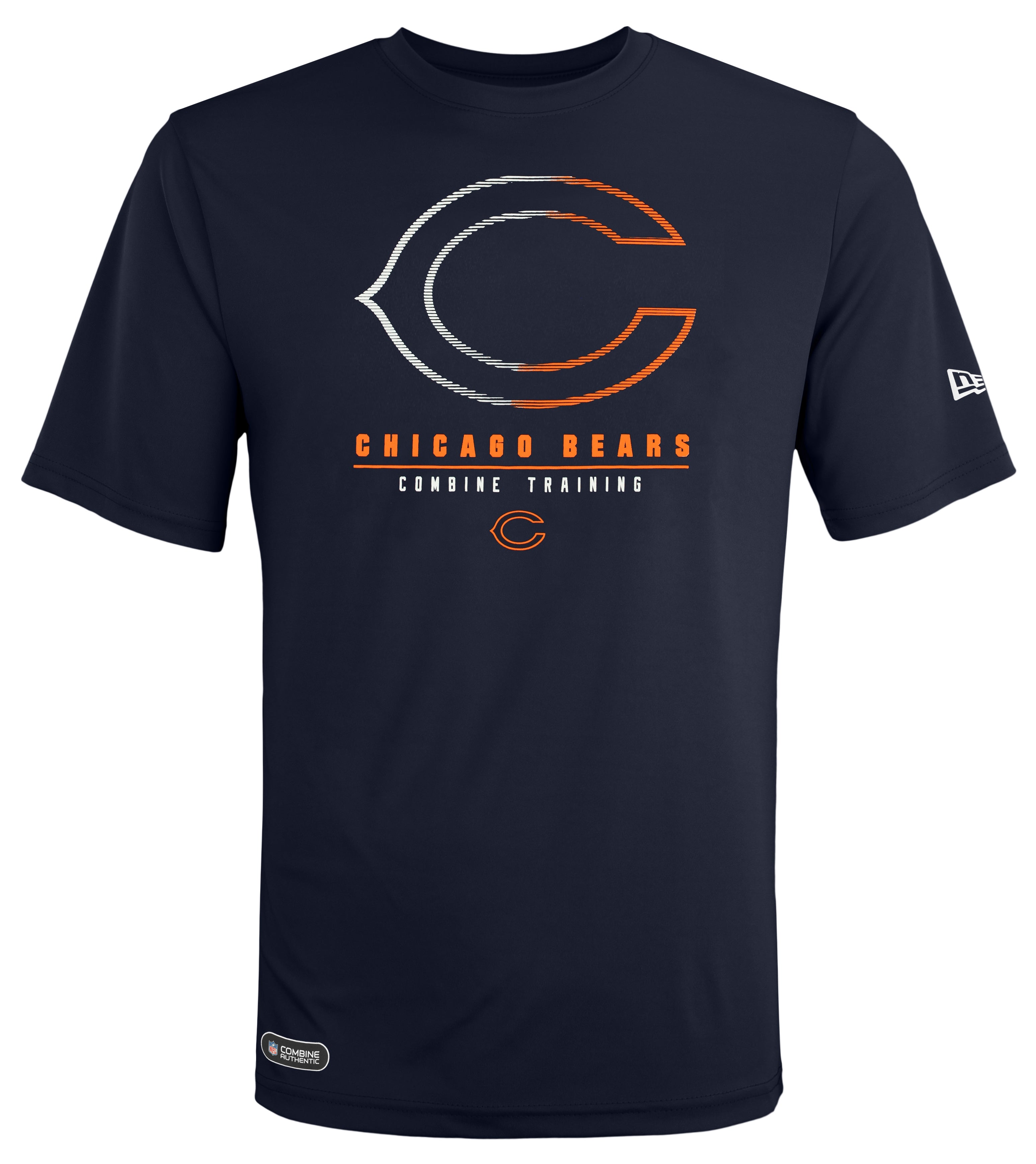 Football Fan Shop Officially Licensed NFL Short Sleeve Crew Neck - Bears - White