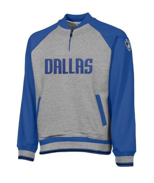 Dallas Mavericks NBA Basketball Men's 1/4 Zip Pullover Sweatshirt