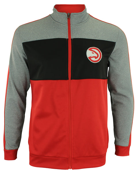 OuterStuff NBA Youth Atlanta Hawks Performance Full Zip Stripe Jacket
