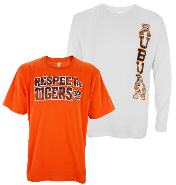 Auburn Tigers NCAA Men's Respect the Tigers 3-in-1 Shirt - Orange / White