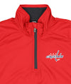 Outerstuff Washington Capitals NHL Boys' Youth (8-20) Alpha Performance 1/4 Zip Jacket, Red