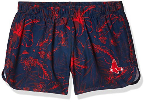 FOCO MLB Women's Boston Red Sox Floral Running Shorts