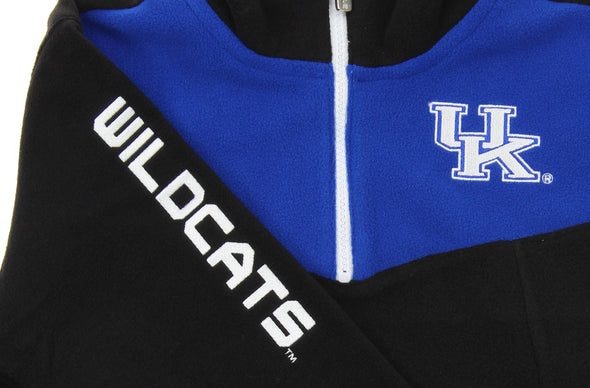 NCAA Youth Kentucky Wildcats Break Point 1/4 Zip Pullover Sweater, Black