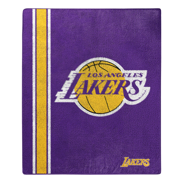 Northwest NBA Los Angeles Lakers Sherpa Throw Blanket