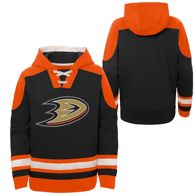 Outerstuff NHL Youth Anaheim Ducks Home Primary Logo Pullover Hoodie