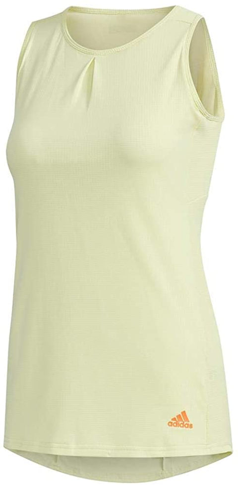 adidas Women's Heat.rdy Colorblock Tank, Yellow Tint