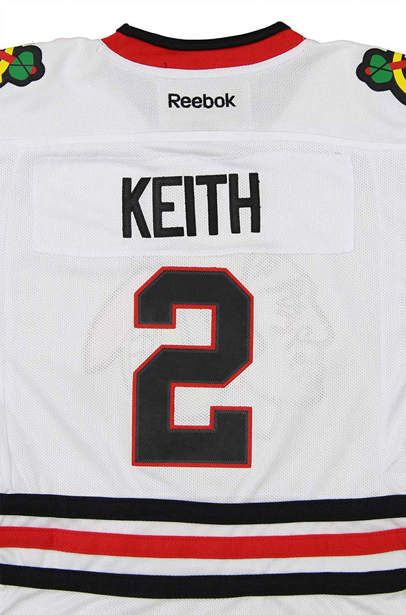 Reebok NHL Youth Chicago Blackhawks Premier Goal Duncan Keith #2 Player Jersey, White