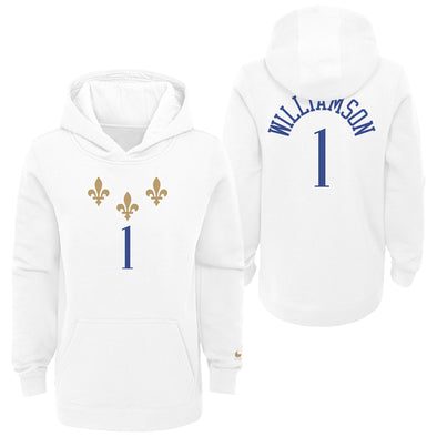 Nike Youth NBA Zion Williamson #1 New Orleans Pelicans Pull Over Hoodie