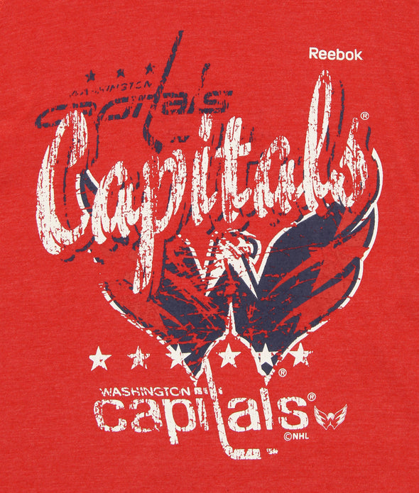 Reebok NHL Youth Boys (8-20) Washington Capitals Hooded Shirt, Red