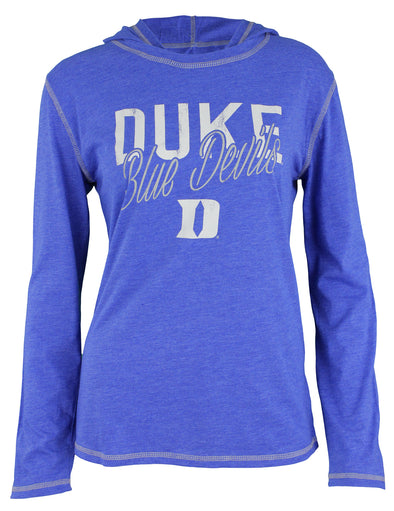Outerstuff NCAA Youth Girls Duke Blue Devils Glory Days Tri-Blend Hooded Top
