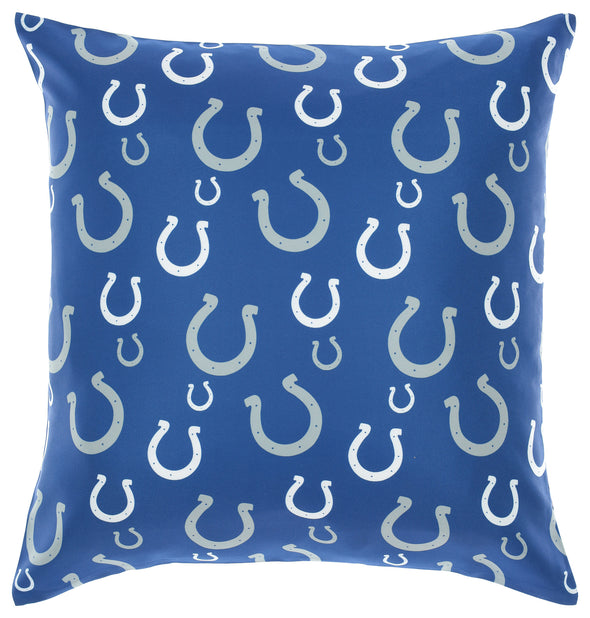 FOCO NFL Indianapolis Colts 2 Pack Couch Throw Pillow Covers, 18 x 18