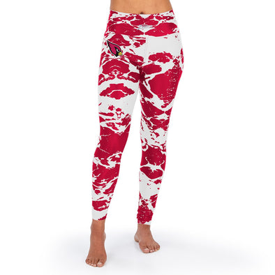 Zubaz NFL Women's Arizona Cardinals Lava Leggings