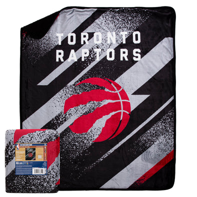 Northwest NBA Toronto Raptors Velocity Silk Touch Sherpa Throw Blanket, 50" x 60"
