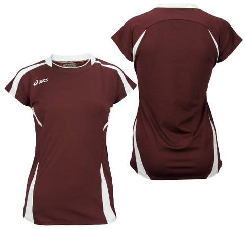 ASICS Women's Blocker Athletic Volleyball Jersey Top Short Sleeve, Many Colors