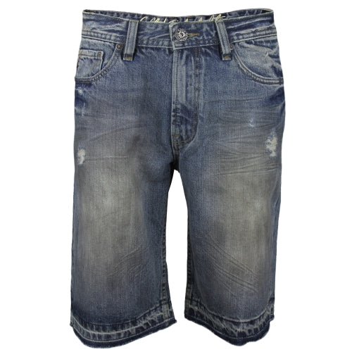 Cult of Individuality Men's Logan Blue Jean Shorts