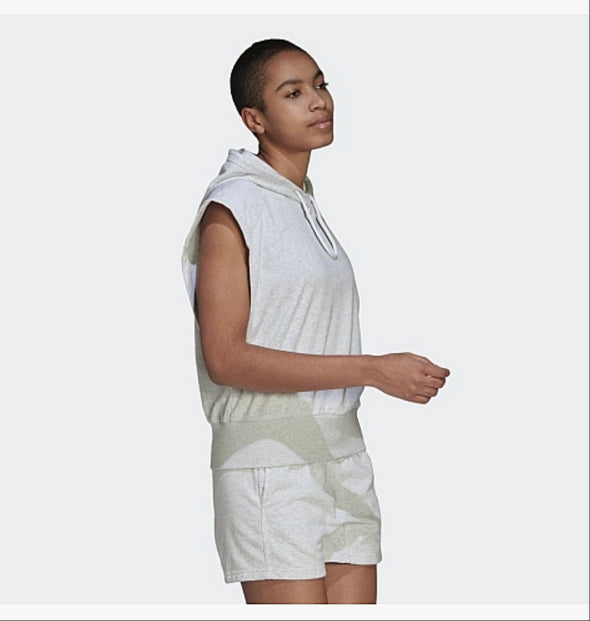 Adidas Women's Studio Lounge Summer Sleeveless Hoodie, Color Options