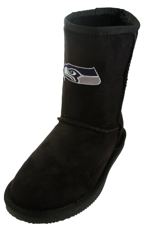 Cuce Shoes NFL Women's Seattle Seahawks The Ultimate Fan Boots Boot - Black