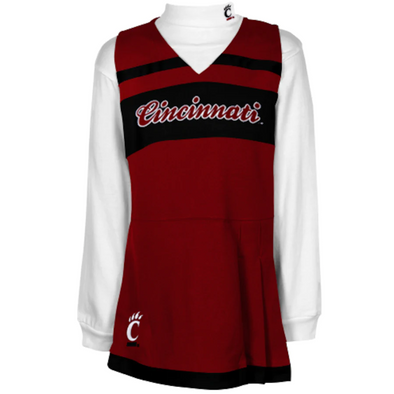 Outerstuff NCAA Infant Girls Cincinnati Bearcats Cheer Jumper Dress