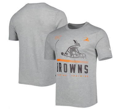 New Era Men's Cleveland Browns Combine Authentic Red Zone T-Shirt