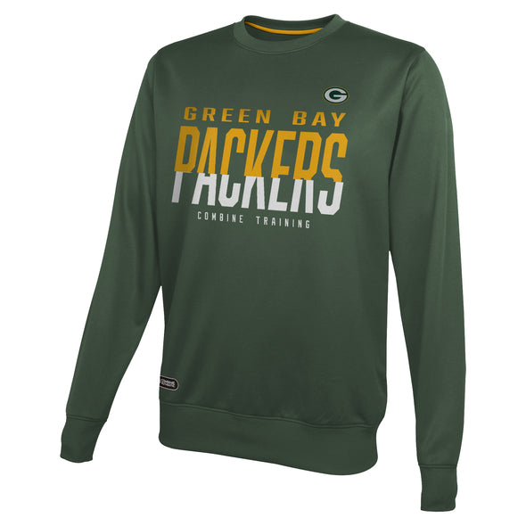 Outerstuff NFL Men's Green Bay Packers Pro Style Performance Fleece Sweater