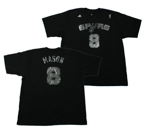 Adidas NBA Basketball Men's San Antonio Spurs Roger Mason #8 Player T-Shirt