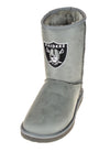 Cuce Shoes Oakland Raiders NFL Football Women's The Devotee Boot - Gray