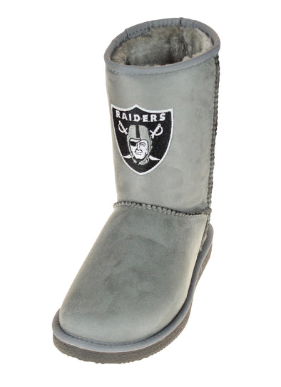 Cuce Shoes Oakland Raiders NFL Football Women's The Devotee Boot - Gray
