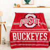 Northwest NCAA Ohio State Dual Vision Silk Touch Throw Blanket, 45x60