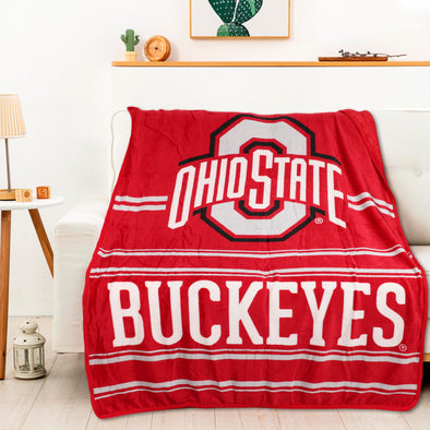 Northwest NCAA Ohio State Dual Vision Silk Touch Throw Blanket, 45x60