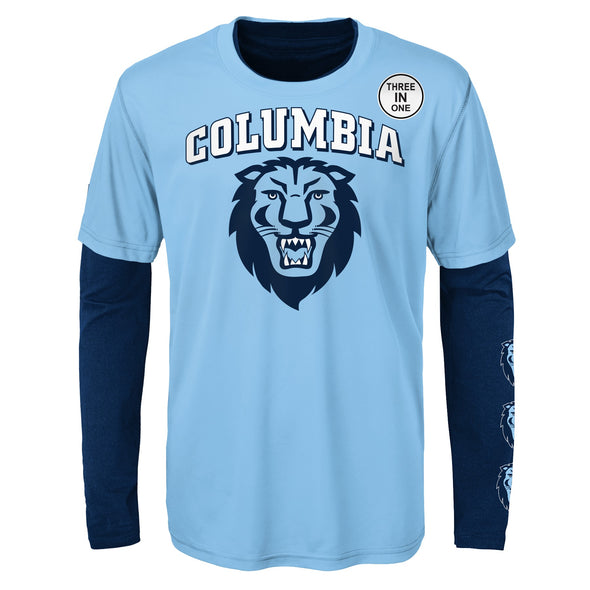 Outerstuff NCAA Kids Columbia Lions For the Love of the Game 3 in 1 Tee Combo