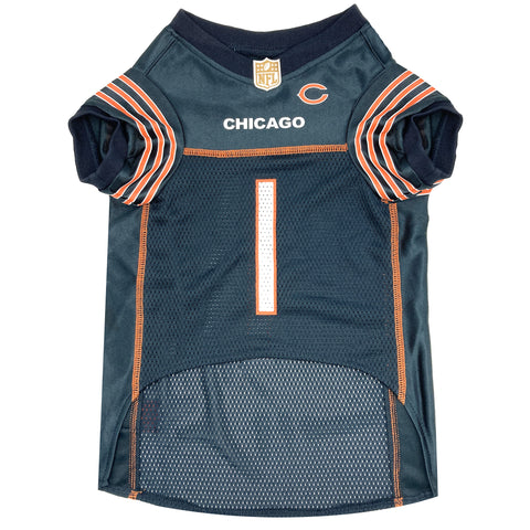 Pets First NFL Chicago Bears Justin Fields Team Player Dog Jersey