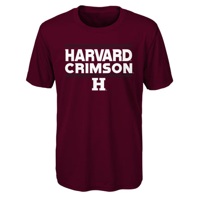 Outerstuff NCAA Youth (8-20) Harvard Crimson Performance Short Sleeve Shirt