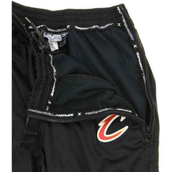 ZIpway NBA Men's Cleveland Cavaliers Tricot Tearaway Pants, Black