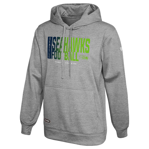 New Era Seattle Seahawks NFL Men's Game On Pullover Hoodie, Grey