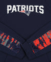 Zubaz NFL Men's New England Patriots  Hoodie w/ Oxide Sleeves